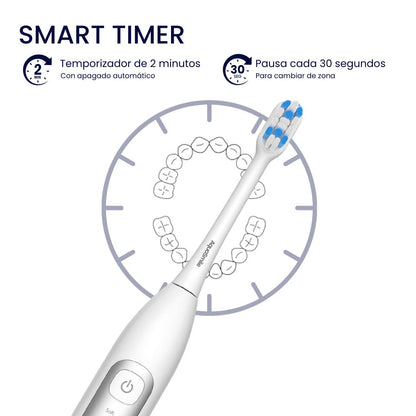AquaSmile Sonic X1: Cepillo eléctrico sónico recargable